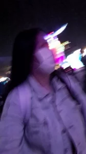 灯光秀的露出